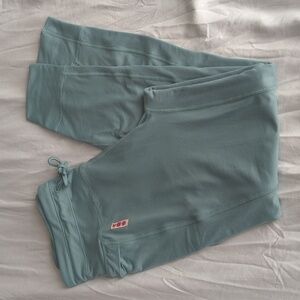 Easton x Jen Schro ADAN Leggings - Garland Dusty Teal Green Blue Size M